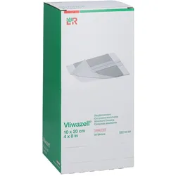 Vliwazell Saugkompresse 10x20 cm steril