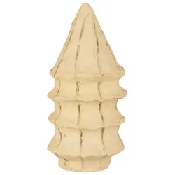 IB Laursen Tannenbaum Pappmaché UNIKA, Höhe 18, Ø 9 cm