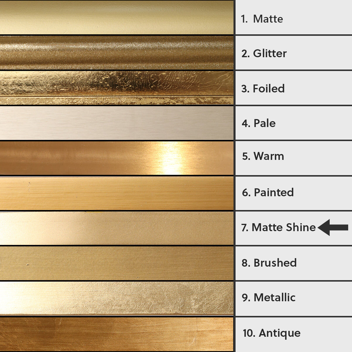 Large Framed Gold Arched Mirror - 100cm x 60cm Metal, Glass