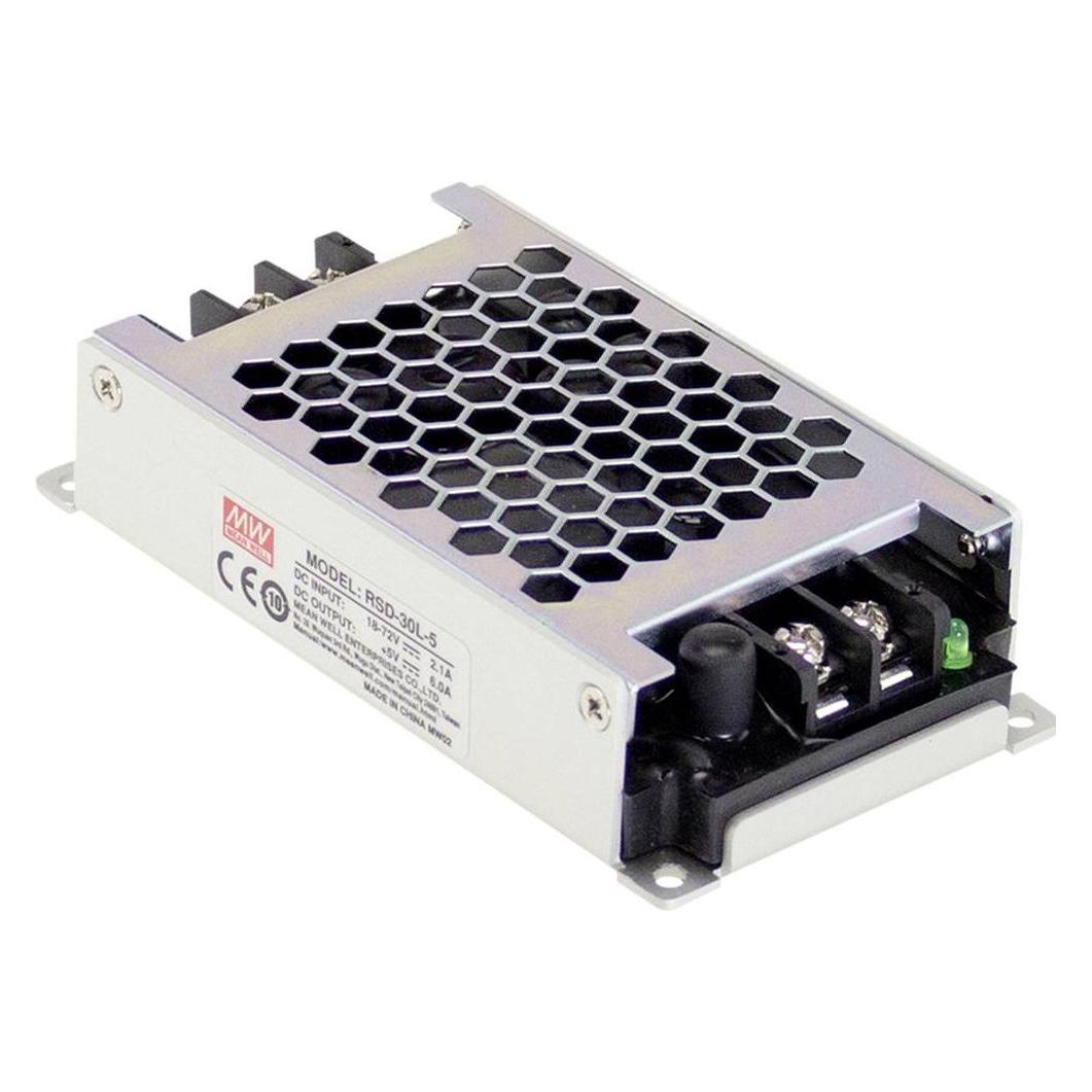 MeanWell MEAN WELL RSD-30H-12, 40 - 160 V, 30 W, 12 V, RoHS, 60 mm, 113 mm (RSD-30H-12)