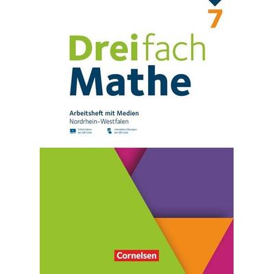 Dreifach Mathe - Nordrhein-Westfalen - Ausgabe 2022 - 7. Schuljahr, Taschenbuch von , Cornelsen Verlag, 978-3-06-002604-3