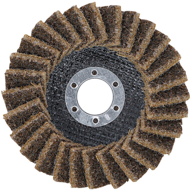 BGS Disque abrasif feuille, non-tissé, Ø 115 mm, grain 80 ; BGS technic (74471)