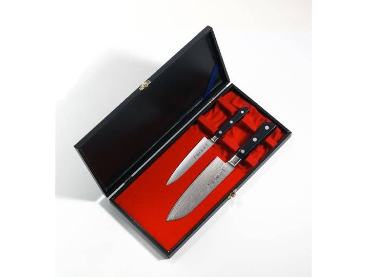 Tojiro Damaskus Pro 63 Damast Messer-Set