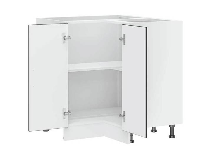 Promotion mai  * Armoire d'angle - Meuble de rangement - de cuisine Kalmar noir EU9674853508