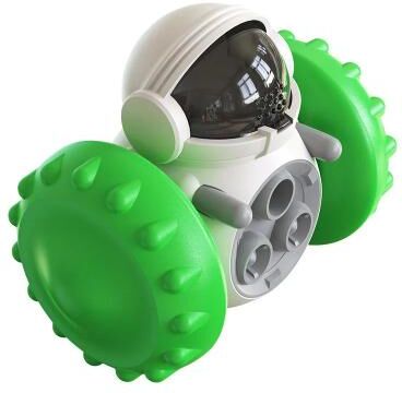 Inspire Select Dog Treat Dispensing Puzzle Toy Interactive Slow Feeder For Puppies, Small & Medium Dogs green