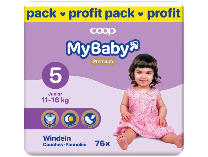 MyBaby My Baby 5 Junior 11-16 Kg Profit Pack 76 Stück