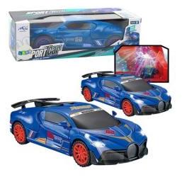 Lean Toys Lean Sportwagen-Hindernis-Sensor Led-Kugel 360° Drehung Lichter Ton Blau (65614291)