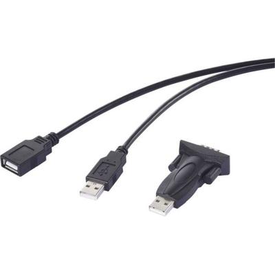 Renkforce USB 2.0, Seriell Adapter [1x USB - 1x RS232-Stecker] 1.00m