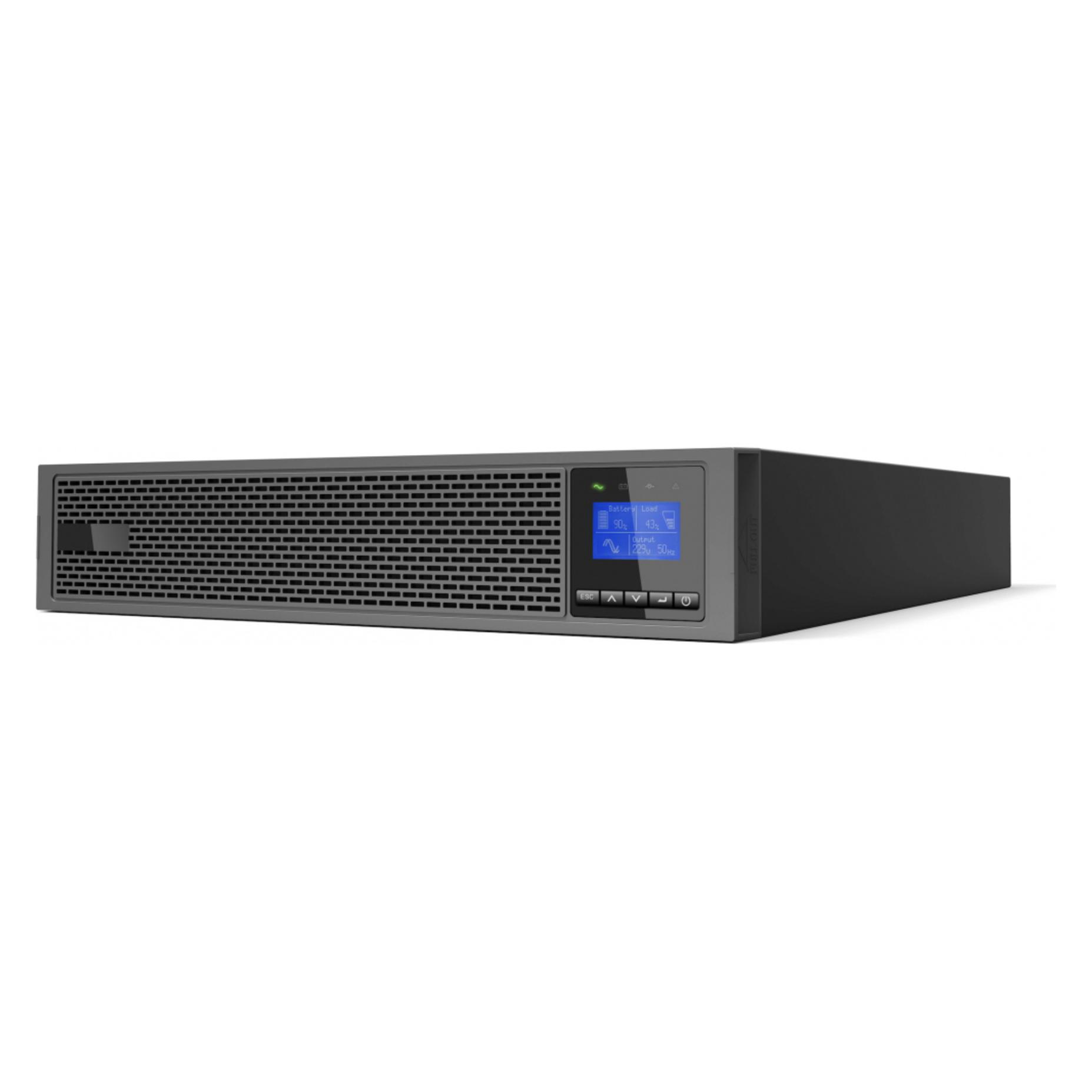 LevelOne UPS USV Online IOT 2KVA / 2000W schwarz (2000 VA, 2000 W, Online-Doppelwandler USV) (UPS-2102)