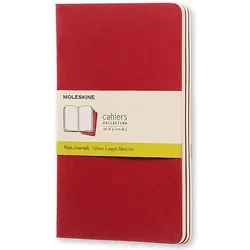 Moleskine Cahier Blanko Notizbücher L Bordeauxrot 3 St.
