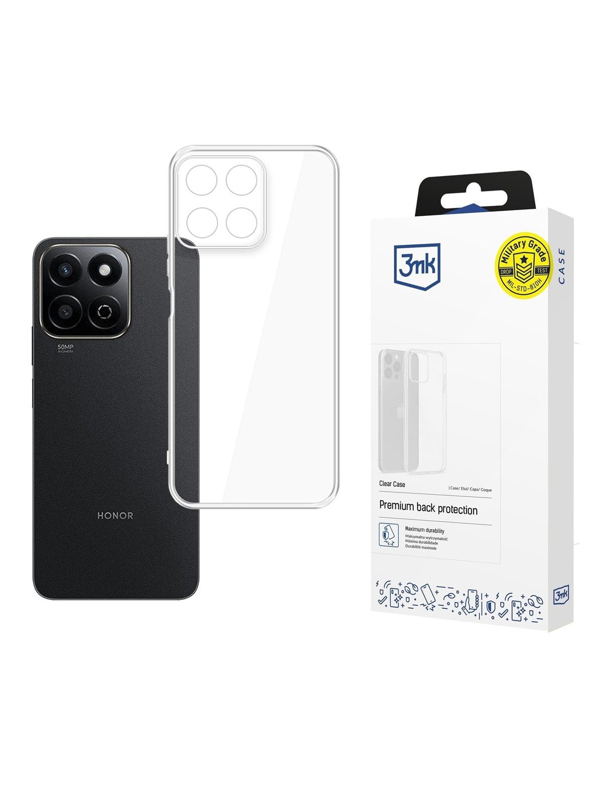3mk Clear Case for Honor 200 Smart - transparent