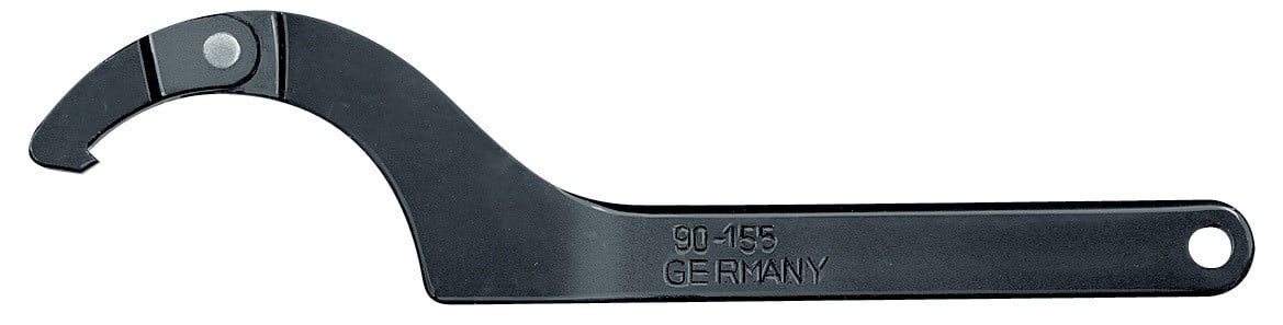 AMF schroefsleutel met haak en punt voor moeren, 60-90 mm, lengte: 280 mm - 51664