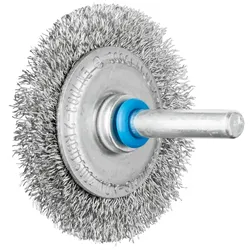 PFERD TOOLS Rundbürste ungezopft RBU Edelstahl-Draht mit Schaft - 43103023