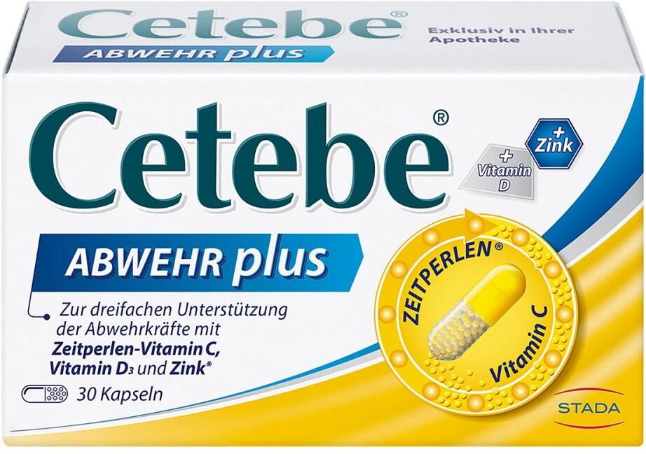 CETEBE Abwehr plus Mit Vitamin C, D und Zink 30stk