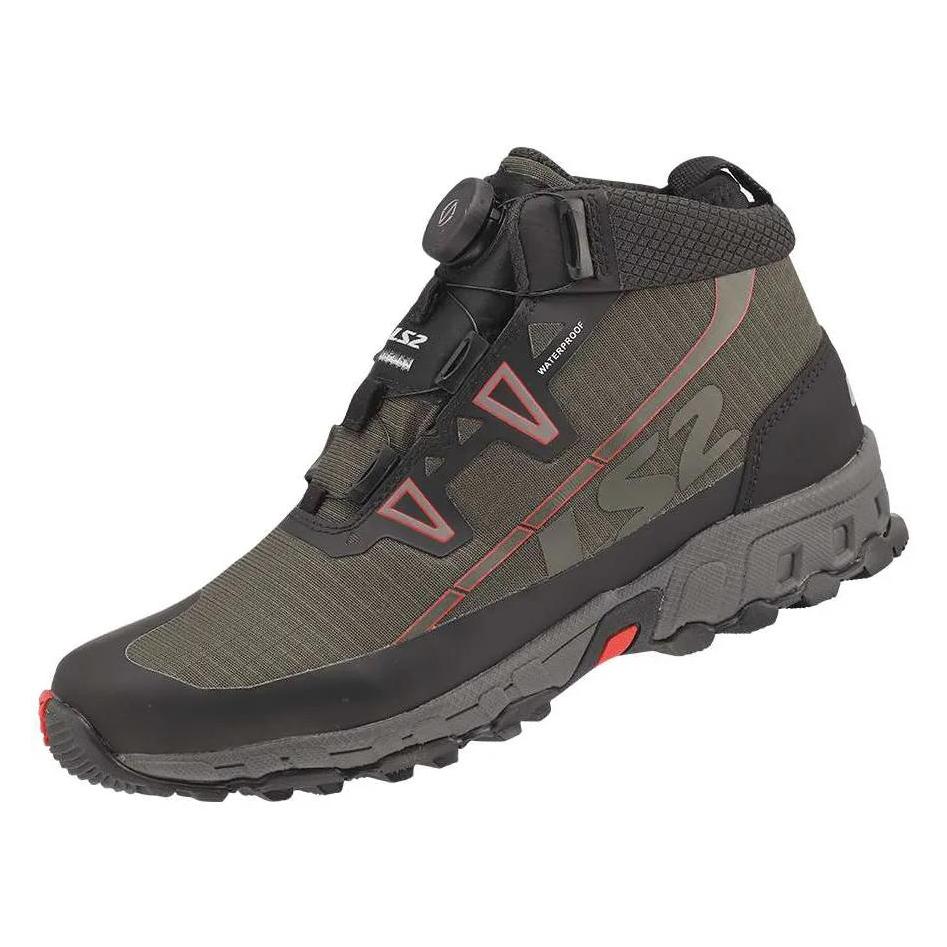 LS2 Stiefel Trekker Herren Gruen Wp Gr. 44 (Herren, 44) (71110T016144)