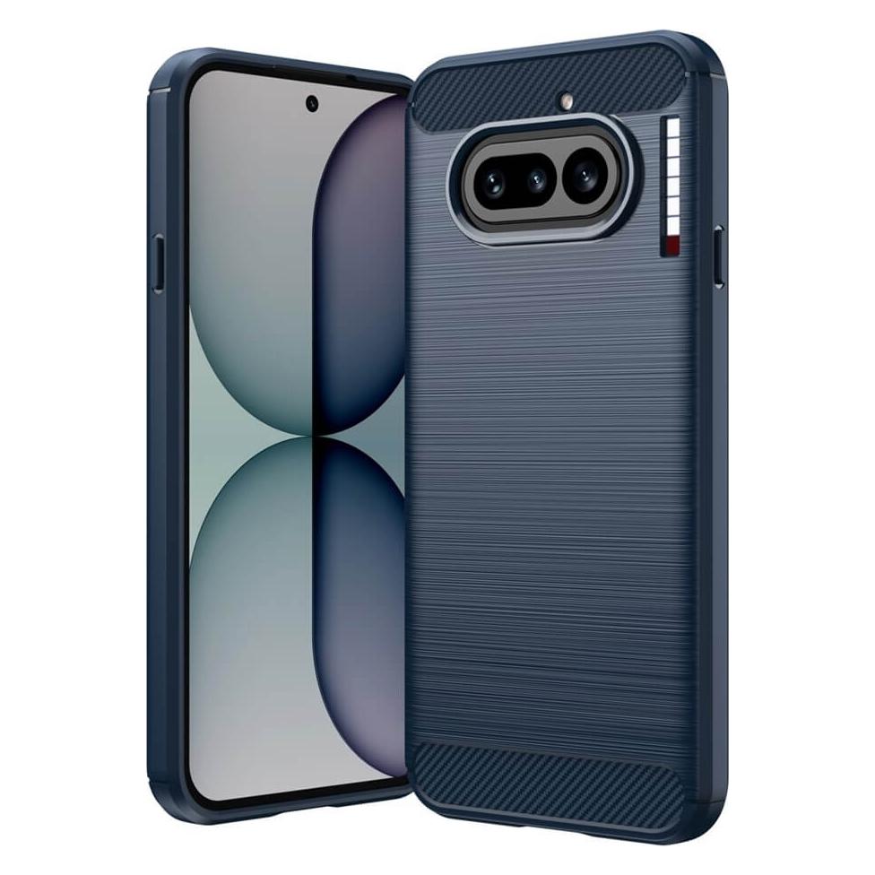 Cover-Discount Nothing Phone (4a) - Metall Carbon Look Hülle (Nothing Phone (4a)) (78701862)