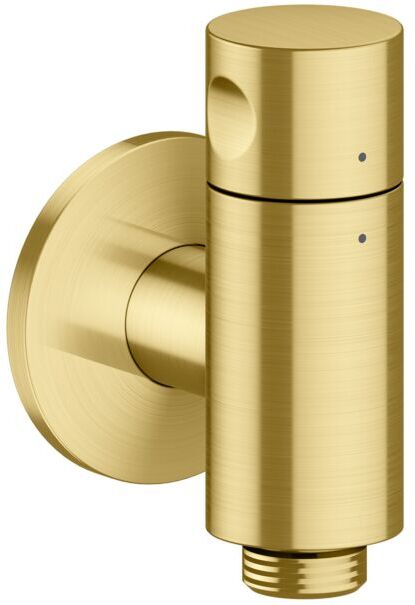 Hansgrohe AXOR One Wandanschluss Stop 48781950 mit Absperrventil, brushed brass