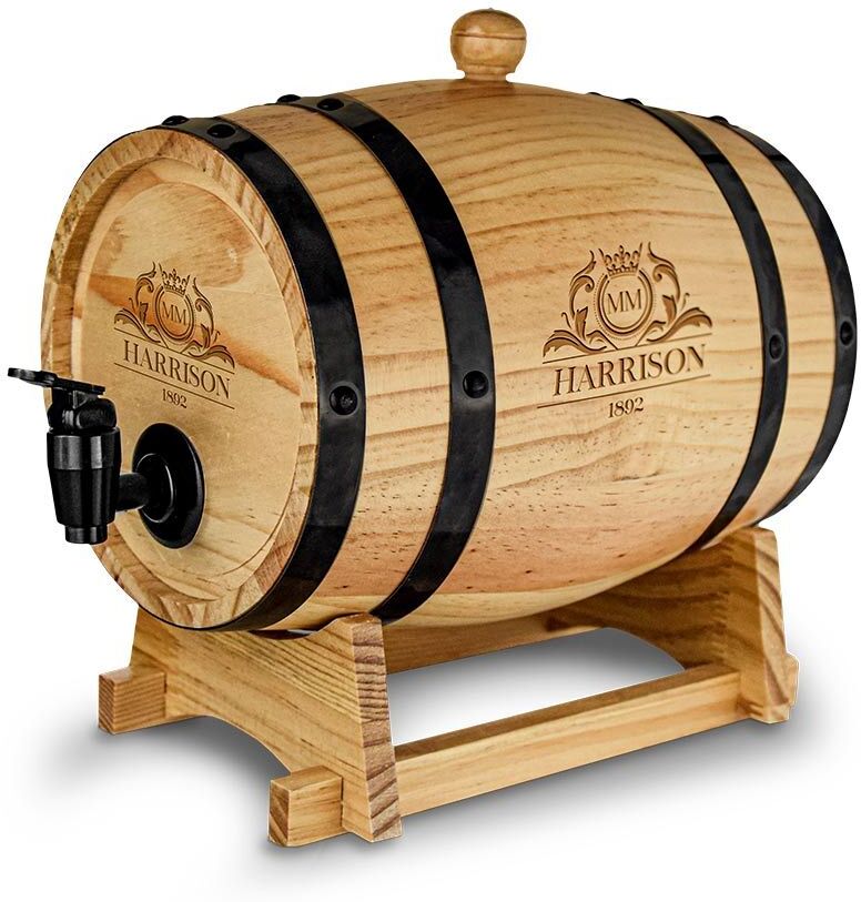 Wooden Barral Dispenser