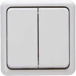 Kopp 513502002 STANDARD - Serienschalter, Farbe: arktisweiß