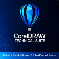 CorelDRAW Technical Suite 2026 Education Perpetual License + 1 Yr CorelSure Maintenance