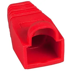 EFB-Elektronik 100x Knickschutztülle RJ45 mit Rastnasenschutz rot