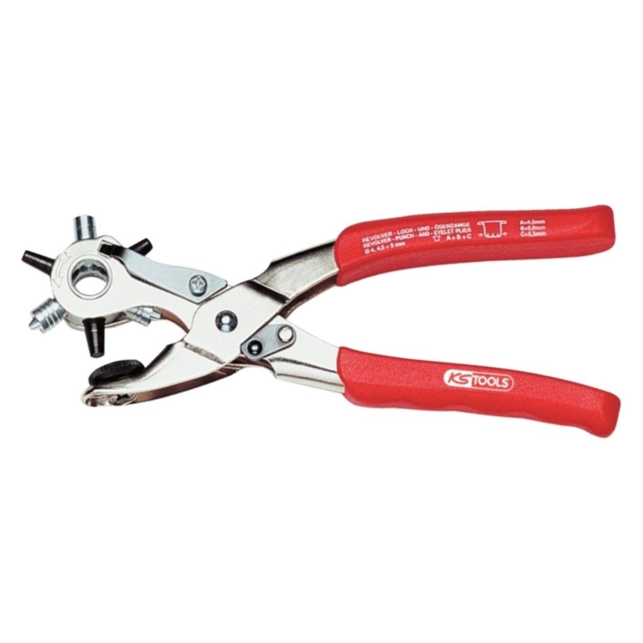 KS Tools Revolverloch- und Ösenzange (220 mm) (118.0042)