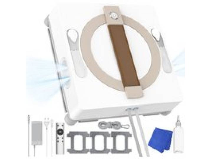 Robot nettoyeur vitre 3200 Pa - 72W - 3 modes Z/N/Z+N - Sécurité 20 min câble 5m - Télécommande IR 65 dB