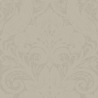 Galerie Wallcoverings Llewelyn-Bowen Off The Wall Damask Sauvage Flocked Non-woven Wallpaper Roll