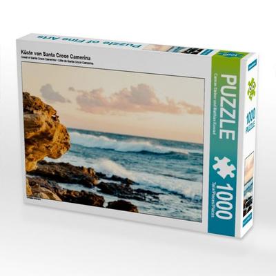 CALVENDO Puzzle Küste von Santa Croce Camerina | 1000 Teile Lege-Größe 64 × 48 cm Foto-Puzzle für glückliche Stunden