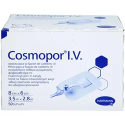 Cosmopor I.v. Kanülenfixierverband 6x8 cm 50 ST