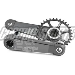 e*thirteen LG1 Race Carbon Kurbel, 170mm, 73mm, Self Extractor, black