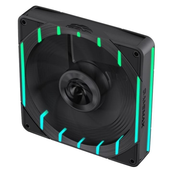 GameMax | Case fan | TORNADO T14 ARGB-R | Black (140 mm) (TORNADO T14 ARGB-R)