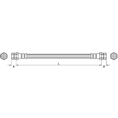 METZGER AUTOTEILE Bremsschlauch 4110883 für VW