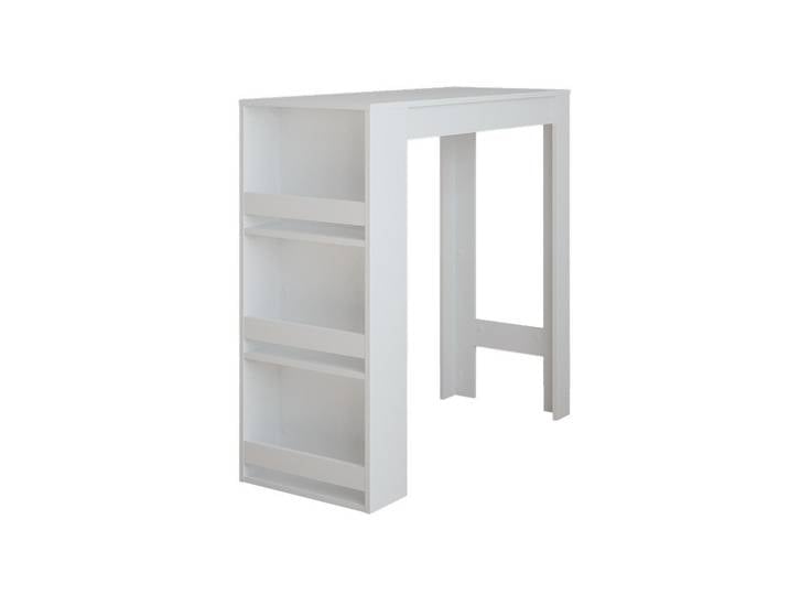 Vicco Bartisch Repose Weiß 45 x 110 cm, Holzwerkstoff, Rechteckig, 45x106x110 cm, Esszimmer, Barmöbel, Bartisch