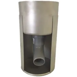 Bertrams Ewr Rohrfuß 21RFE-M120 Ø 120 x 0,6 mm, Ablauf mittig