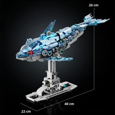 Inspire Daily Merch Dragonfly Mechanical Model Building Blocks Kit, DIY Toy For Kids And Adults, Creative Construction Set dragon