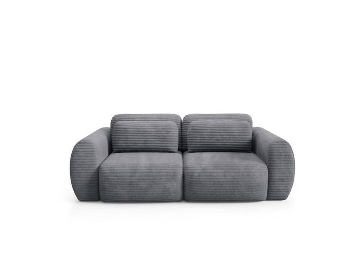 Furnisell Schlafsofa mit Bettkasten Anthrazitgrau, Kunststoff, 266x95x110 cm, Babymöbel & Kindermöbel, Kinderzimmer & Jugendzimmer, Schlafsofas