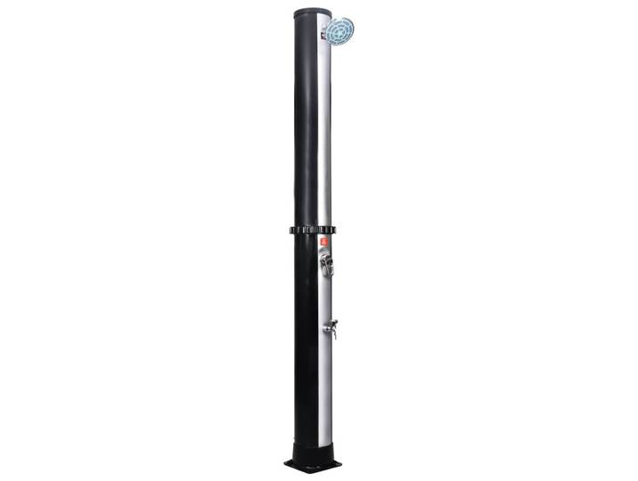 vidaXL Douche solaire avec pommeau de douche et robinet 40 L