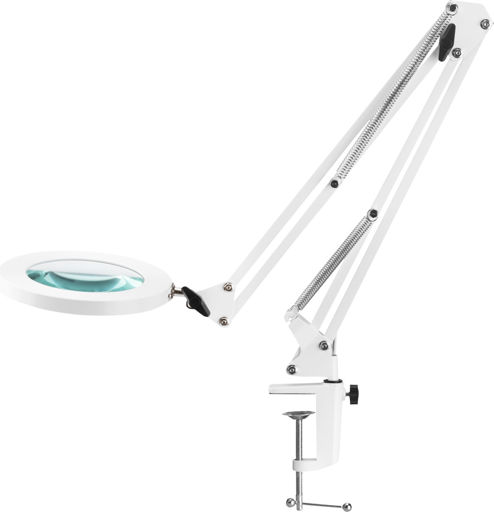 Activeshop Glow 308 LED bureaulamp met vergrootglas, wit, USB