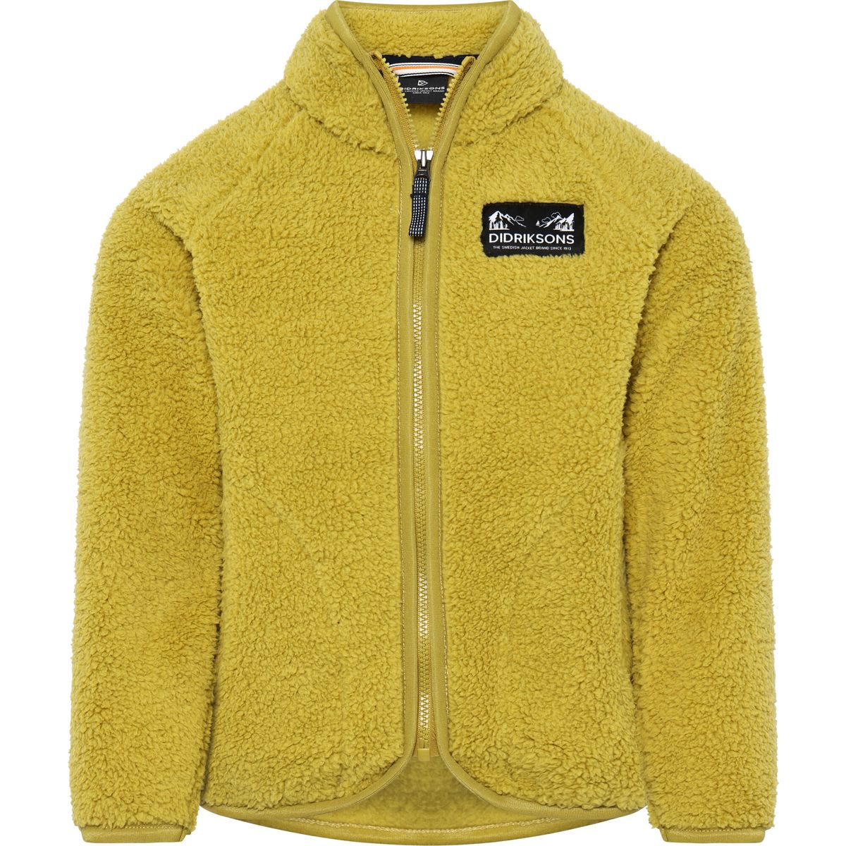 Didriksons Gibbs Kids Fullzip 2 yellow pollen (M11) 140 505577M11140