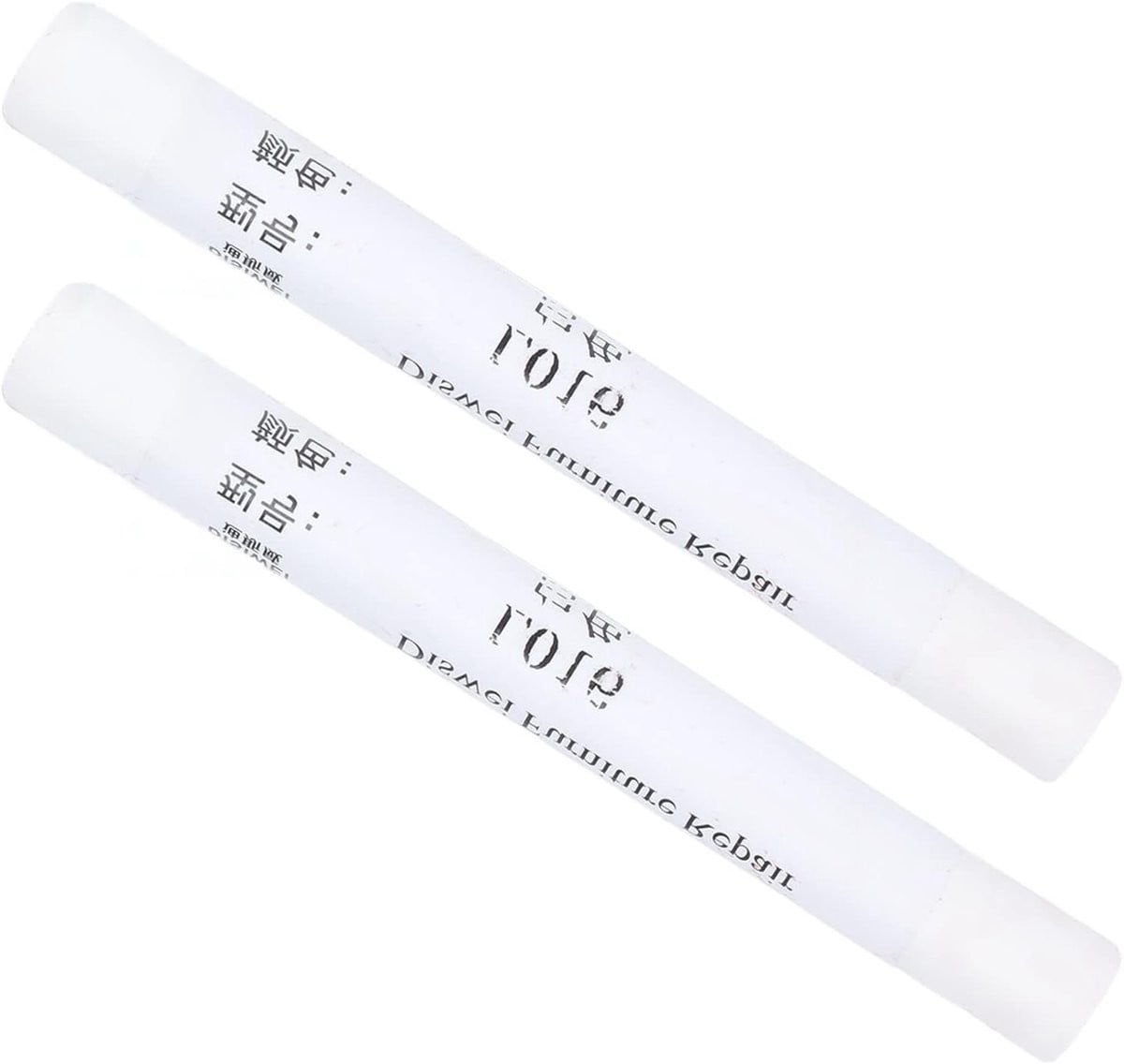 E-Ambar Meubelverf Reparatie Krijt Set voor Houten Meubels - Kras Patch Pen - Wit - 2 Stuks