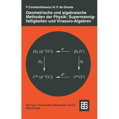 Geometrische und algebraische Methoden der Physik: Supermannigfaltigkeiten und Virasoro-Algebren, Taschenbuch von Hans F. Groote de, Vieweg & Teubner,