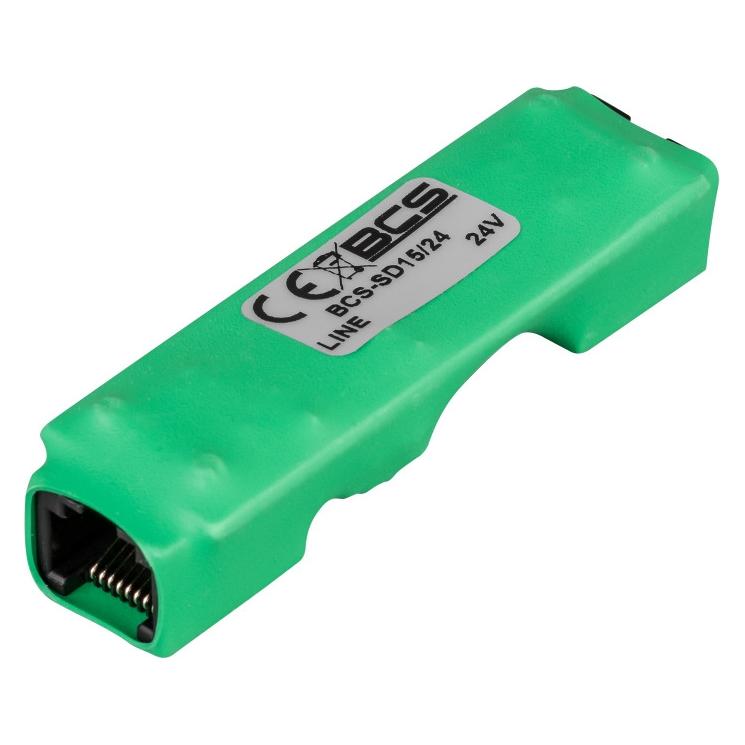 BCS BCS-SD15/24 DC/DC PoE-Konverter 24V 0.5A mit LAN-Kommunikation (Netzwerk Zubehör) (BCS-SD15/24)