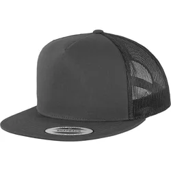 FLEXFIT Unisex 5-Panel Trucker Kappe Netz Cap 6006/6006W charcoal one size