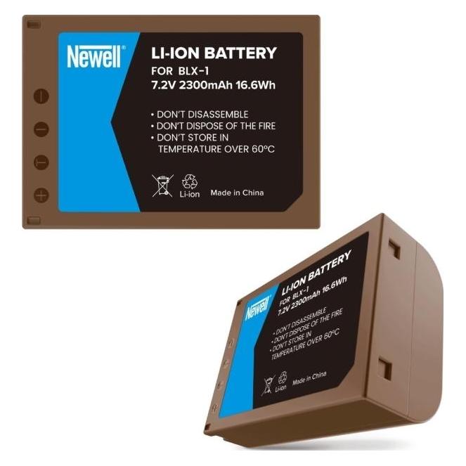 Newell BLX-1 USB-C replacement battery for Olympus (Kamera Akku) (01156FDP)