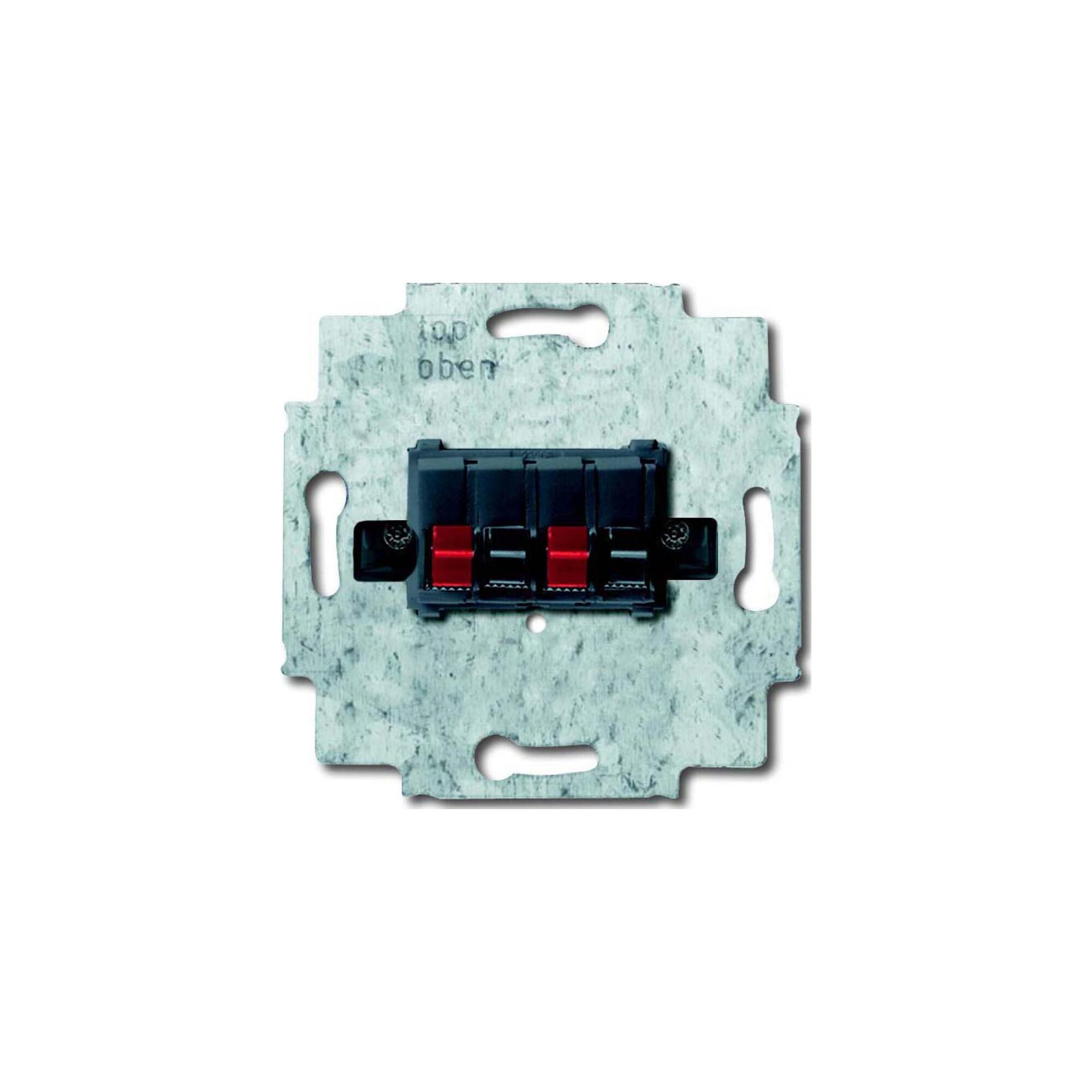 Busch-Jaeger Lautsprecher-Anschlussdose 2fach, schwarz 0248/05-101 (2CKA000230A0404)