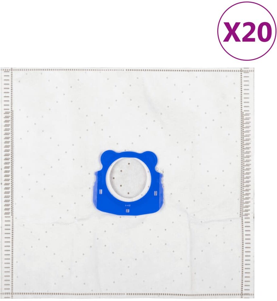 vidaXL Sacs d’aspirateur pour Rowenta RO3125 20 pcs