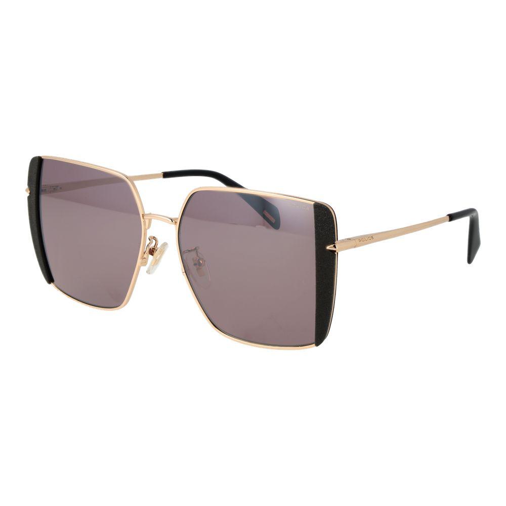 Goldene Metall-Sonnenbrille