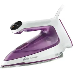 Braun FI 7215 VI Dampfbügler, Bügeleisen, Weiss, Violett