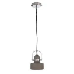 Deko-Light Pendelleuchte Pavonis E27 Beton Dunkelgrau 342104